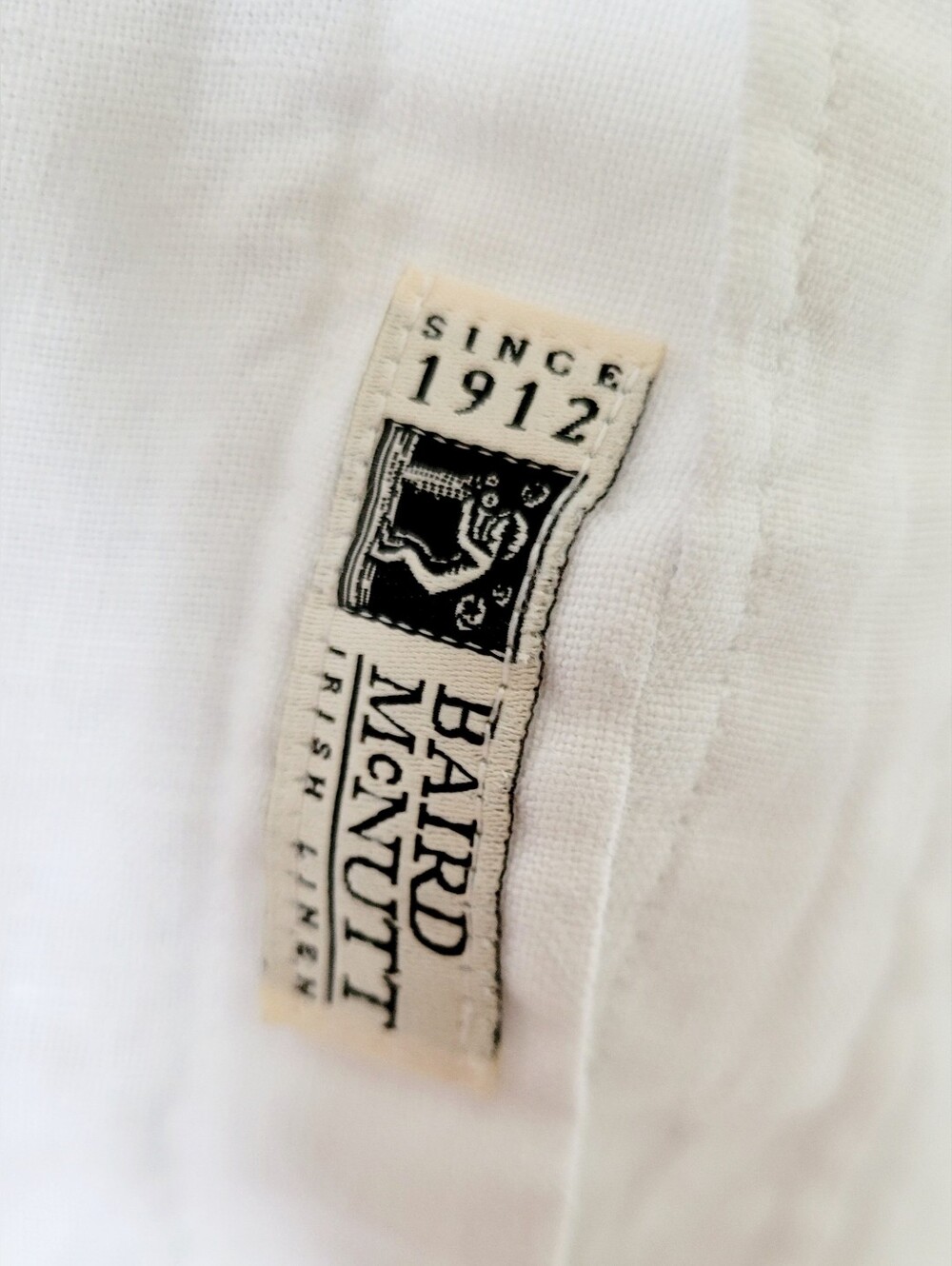 J. Crew Slim Baird McNutt Irish 100% Linen Shirt - White Unisex Large - Picture 3 of 16